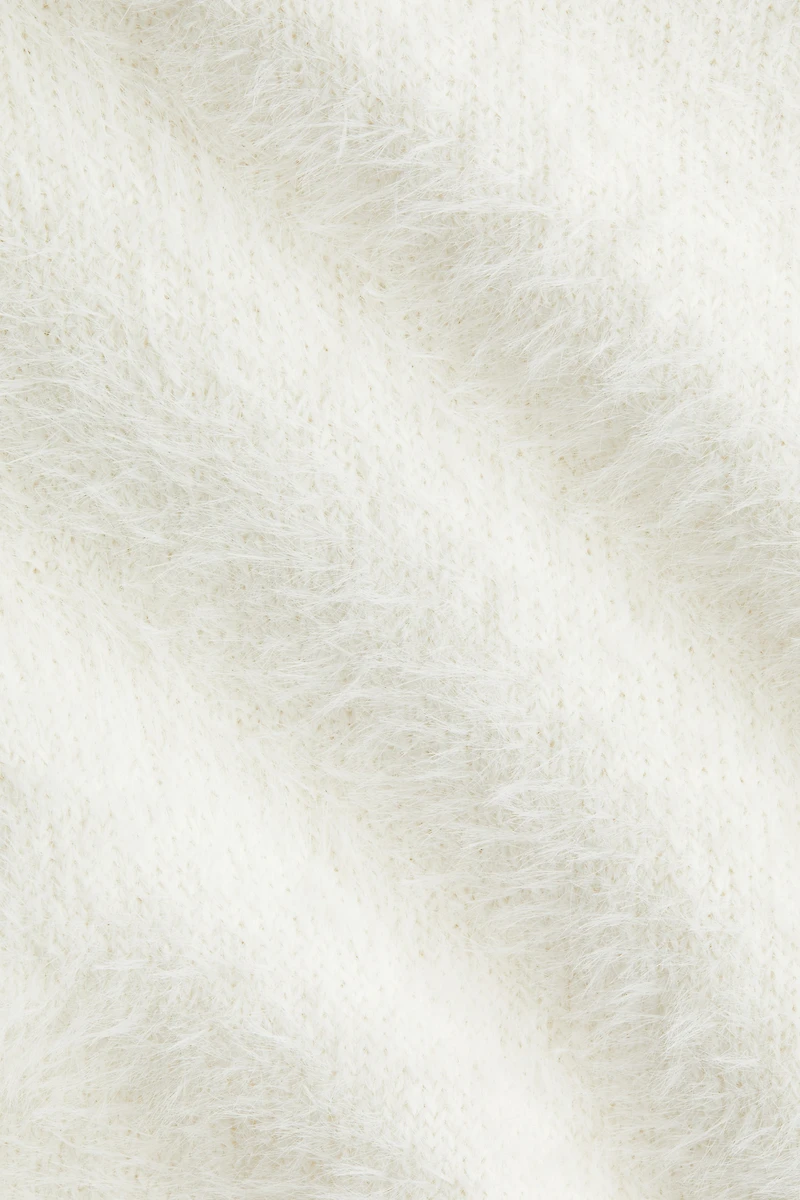 Chandail en fin tricot brossé