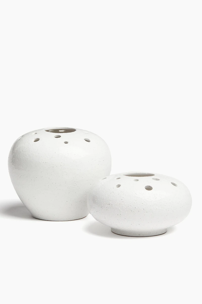 Ikebana Stoneware Vase