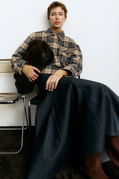 Veste-chemise grande taille