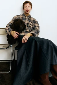 Veste-chemise grande taille