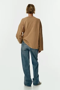 Long-Sleeved Cotton Top