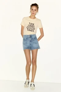 Printed Viscose-Blend T-Shirt