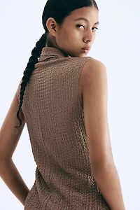 Textured Jersey Vest