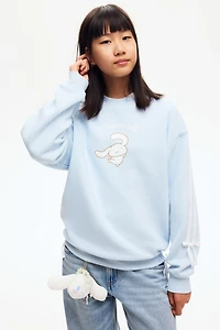 Oversized Sweatshirt with Printed Motif