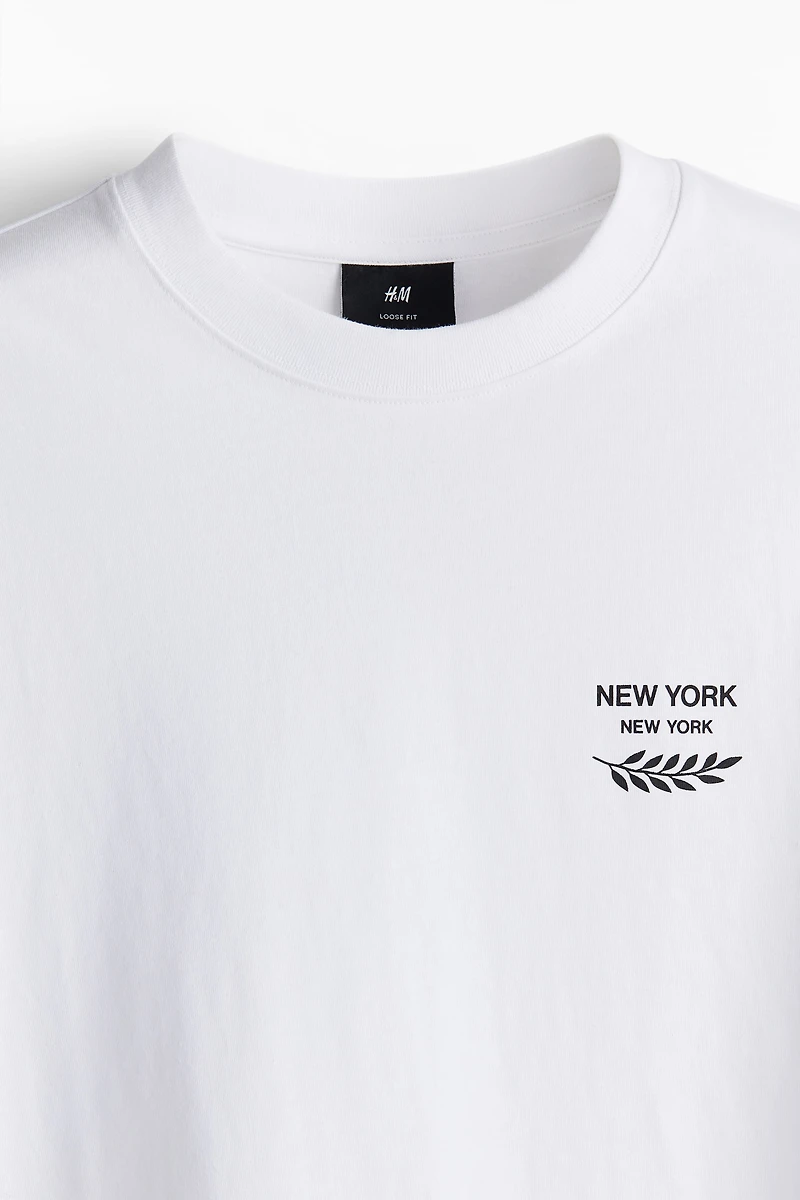 Loose Fit Printed T-shirt