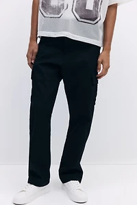 Regular-Fit Twill Cargo Pants