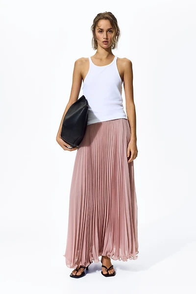 Jupe plissée vaporeuse