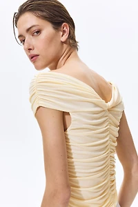 Gathered Off-the-Shoulder Top