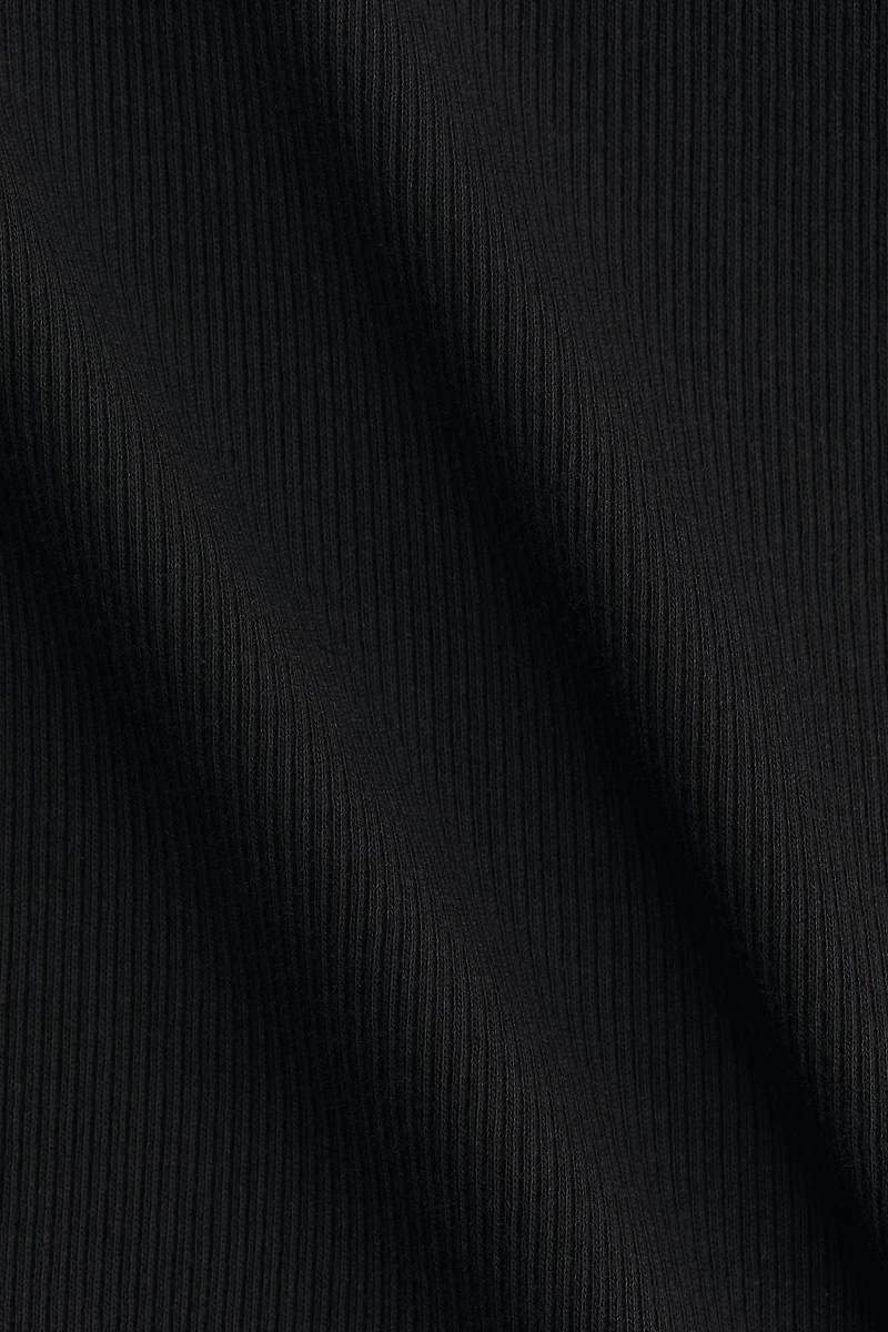 Ribbed Cotton Tank Top