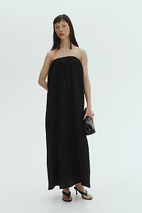 Robe bandeau froissée