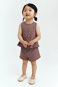 2-Piece Crinkled Cotton Set