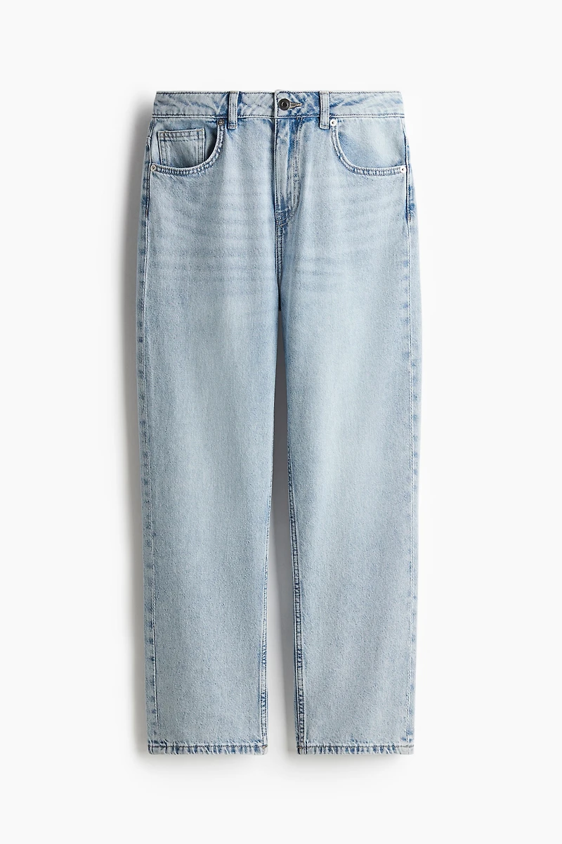Straight High Ankle Jeans