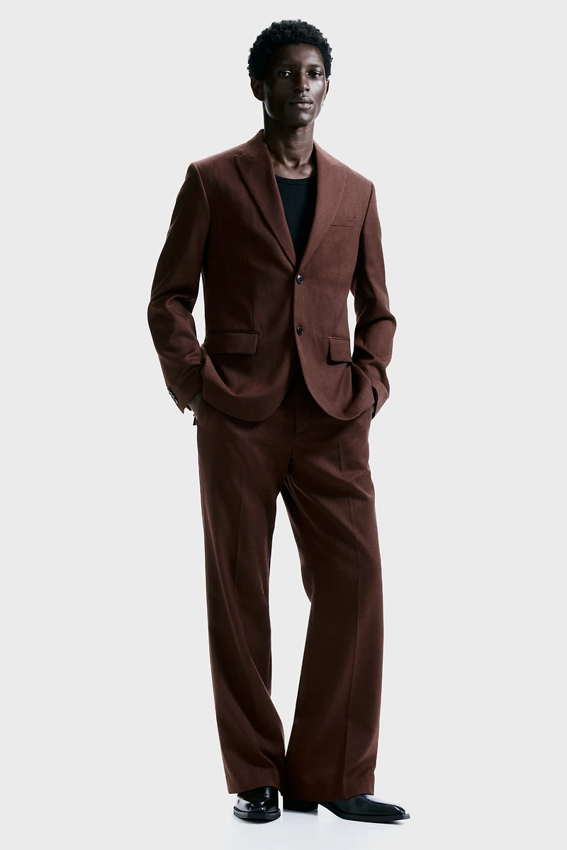 Veste classique à fermeture droite