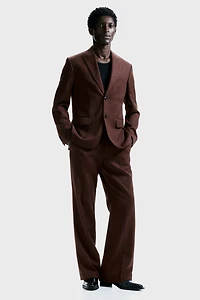 Veste classique à fermeture droite