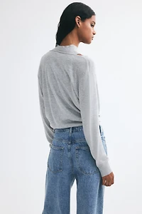 Layered Knit Top