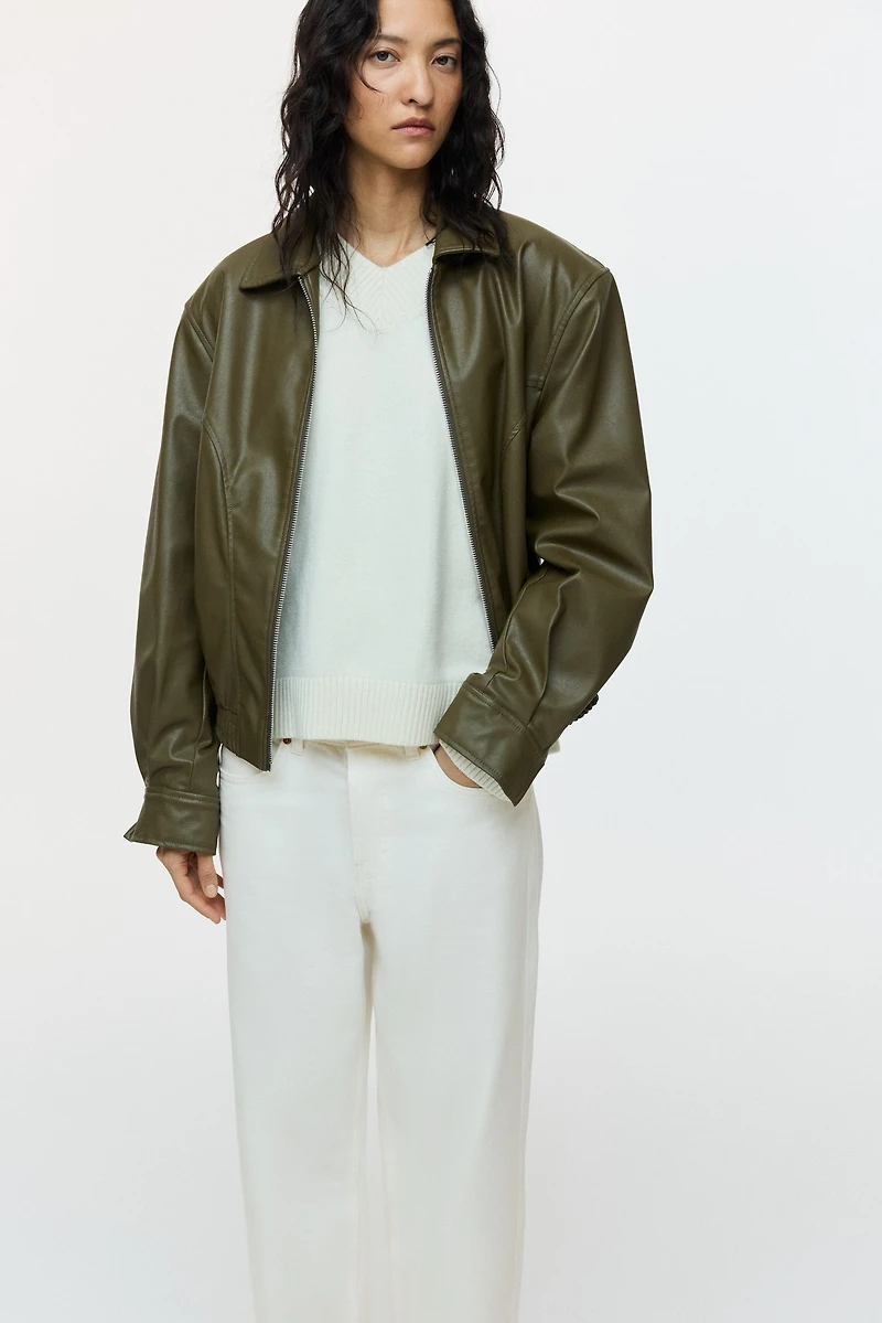 Jean classique aux jambes larges