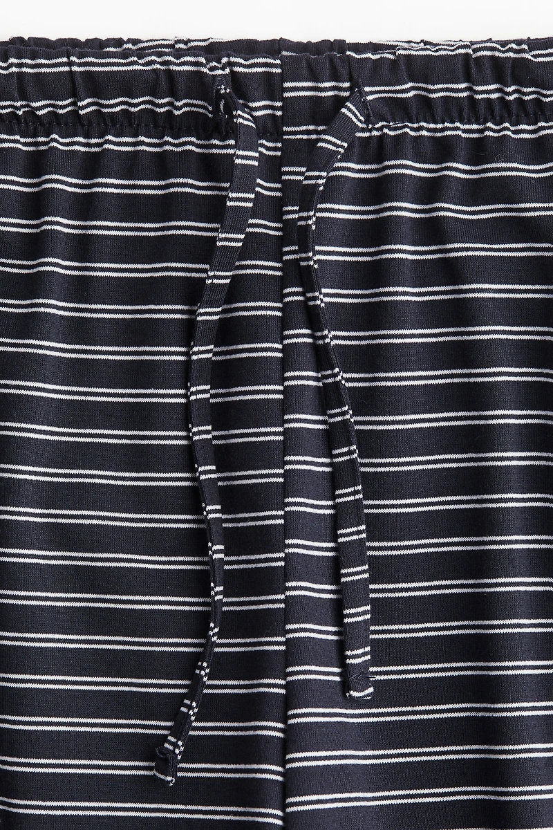 Straight-Leg Drawstring Pants