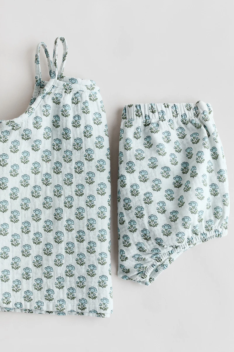 2-Piece Cotton Muslin Set