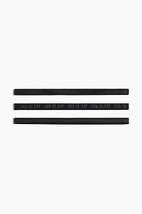 3-pack Elastic Sports Hairbands
