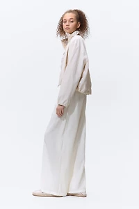 Viscose-Blend Pull-On Pants