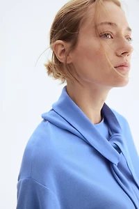 Top with Scarf Collar