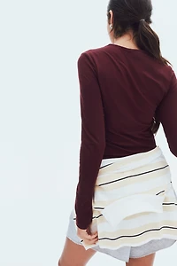 Haut en jersey souple