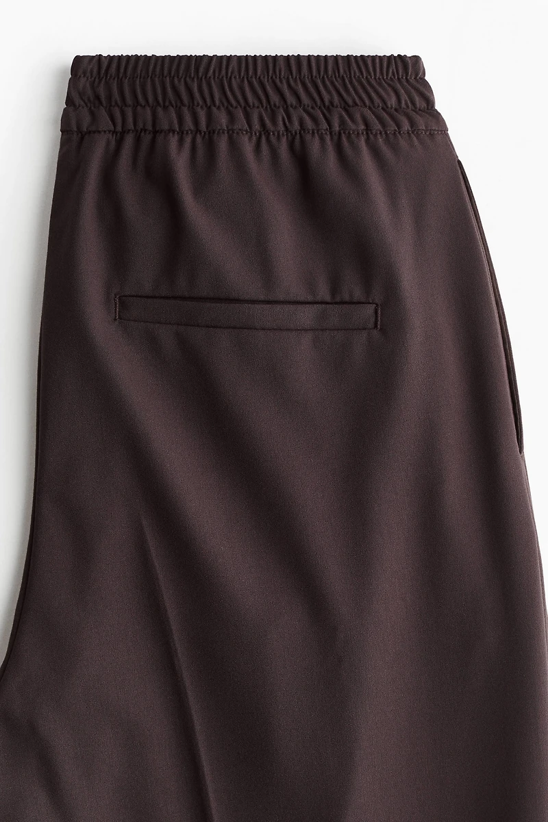 Pantalon habillé à taille élastique
