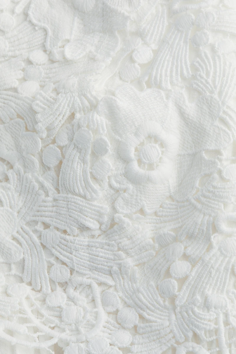 Embroidered-Detail Dress