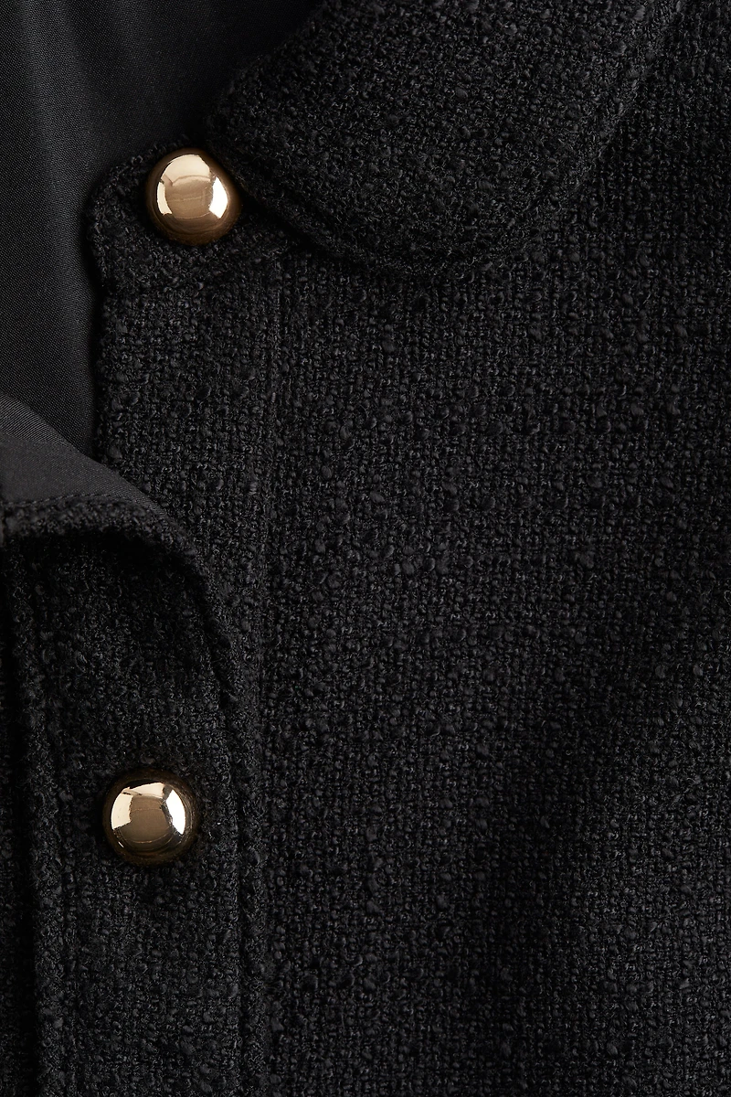 Robe en bouclette avec col