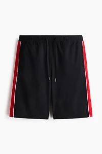 Loose-Fit Printed Shorts