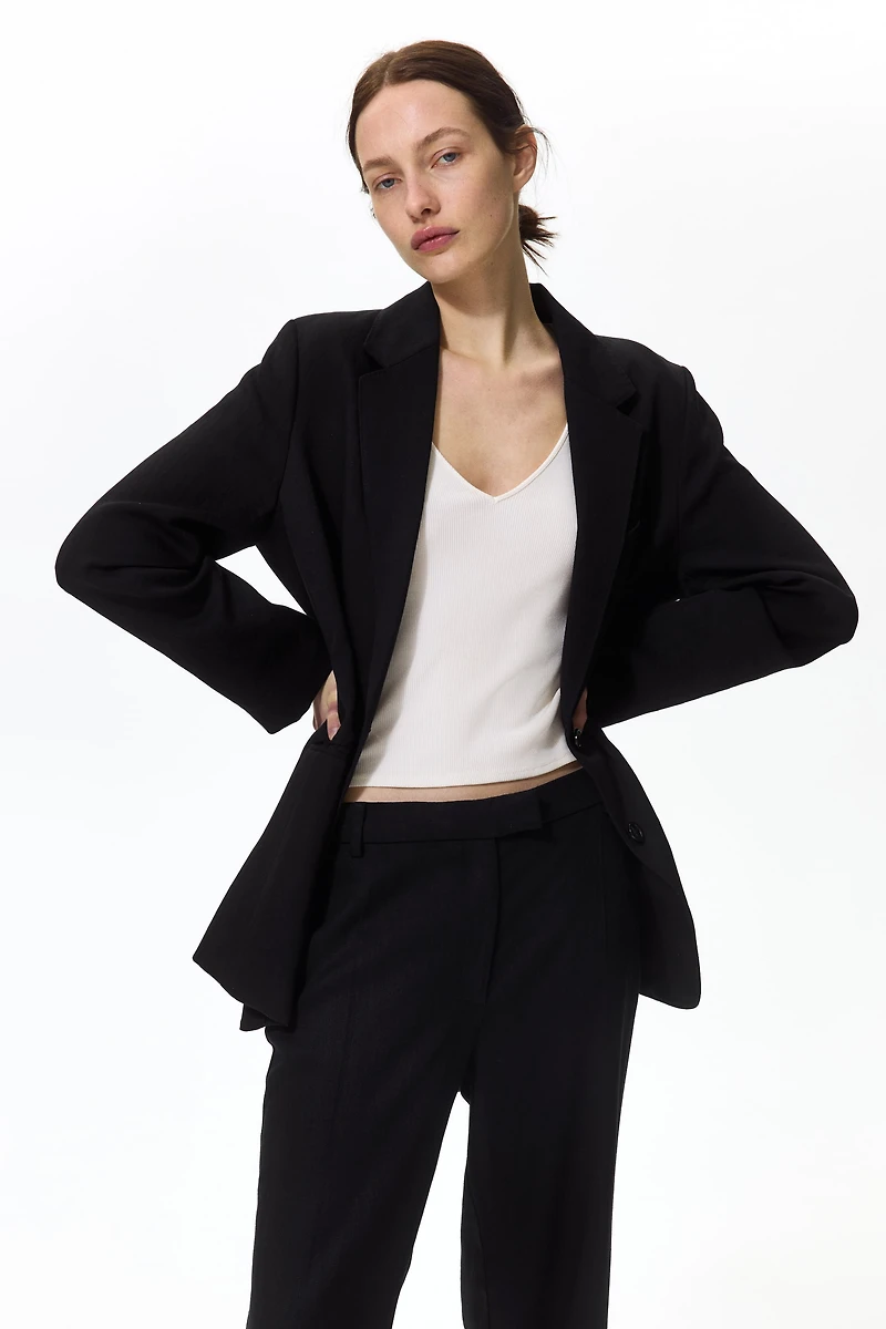 Pantalon sur mesure en lin mélangé