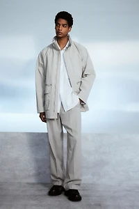 Chemise ample en popeline