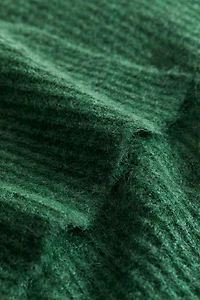 Rib-Knit Throw