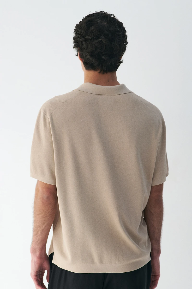Cooling Regular-Fit Knit Polo Shirt