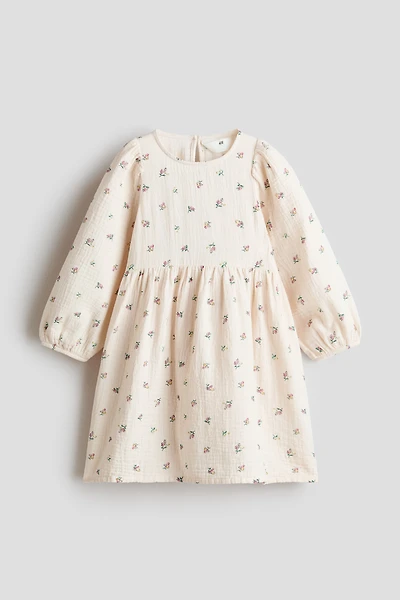 Robe en mousseline de coton