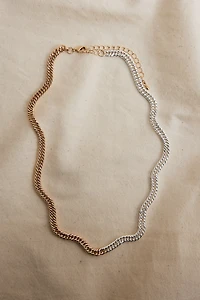 Two-Tone Chain Necklace