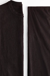 MAMA 2-piece Textured Jersey Set