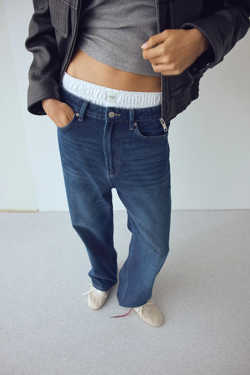 Flared Low Waist Jeans