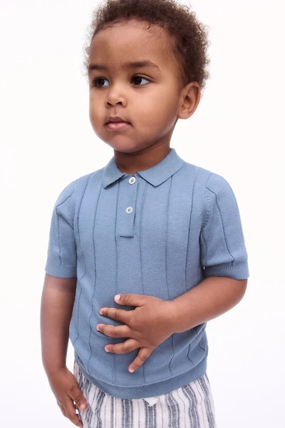 Knit Polo Shirt