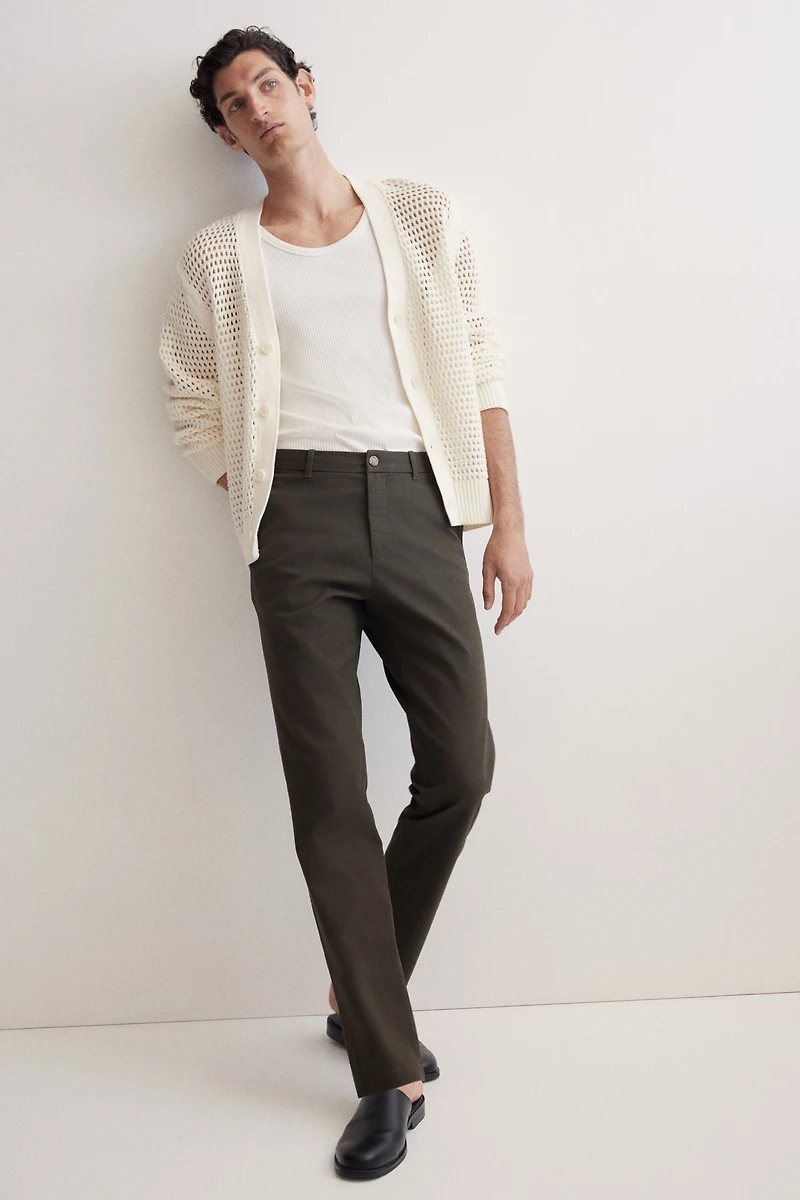 Slim-Fit Cotton Chinos