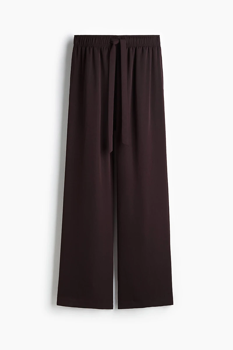 Drawstring Twill Pants
