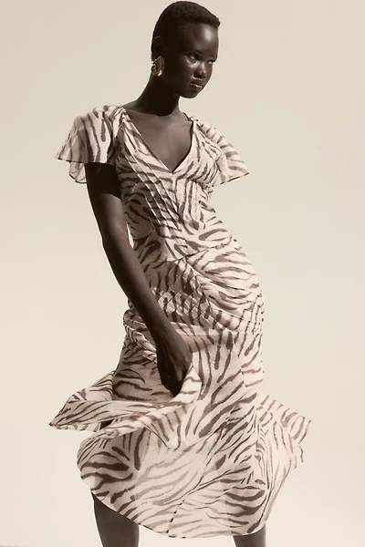 Jupe à plis nervure