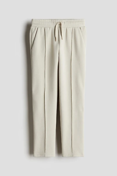 Tapered Piqué Pants