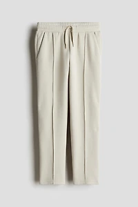 Tapered Piqué Pants
