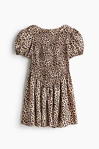 Smocked-Bodice Dress