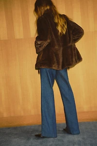 Jean évasé taille haute