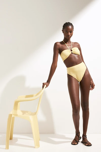 High Waist Cheeky Bikini Bottoms