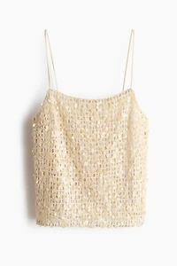 Haut filet à sequins