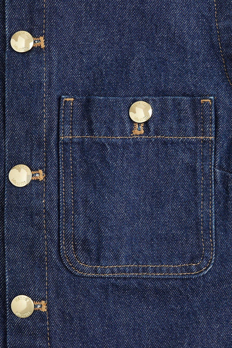 Sleeveless Denim Dress