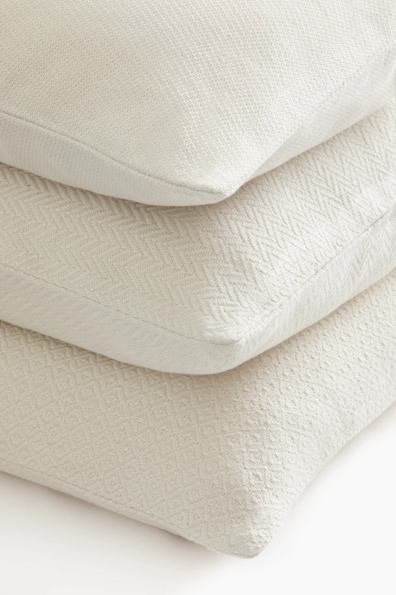 3-Pack Textured Cushion Covers